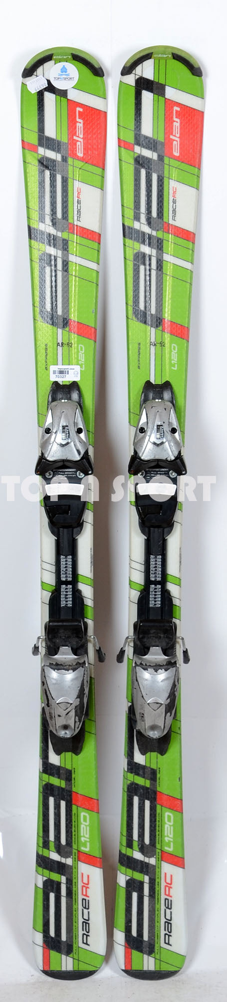 Elan RC RACE green/red - skis d'occasion Junior