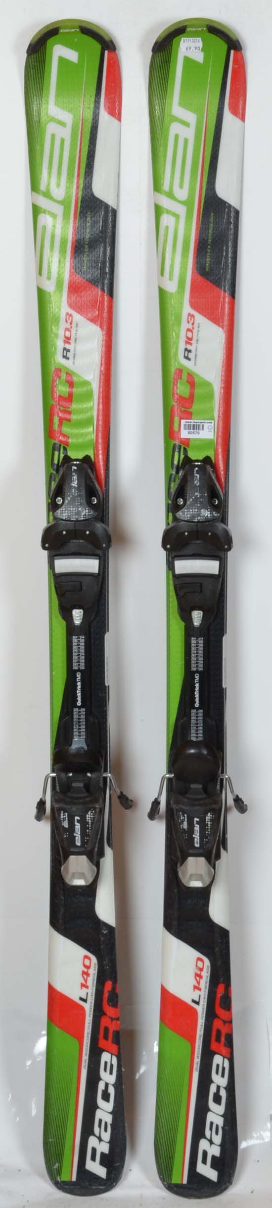 Elan RC RACE green - skis d'occasion Junior