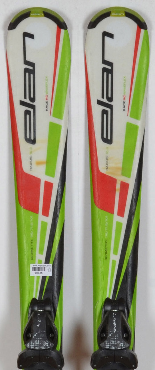 Elan RC RACE QT white - skis d'occasion Junior