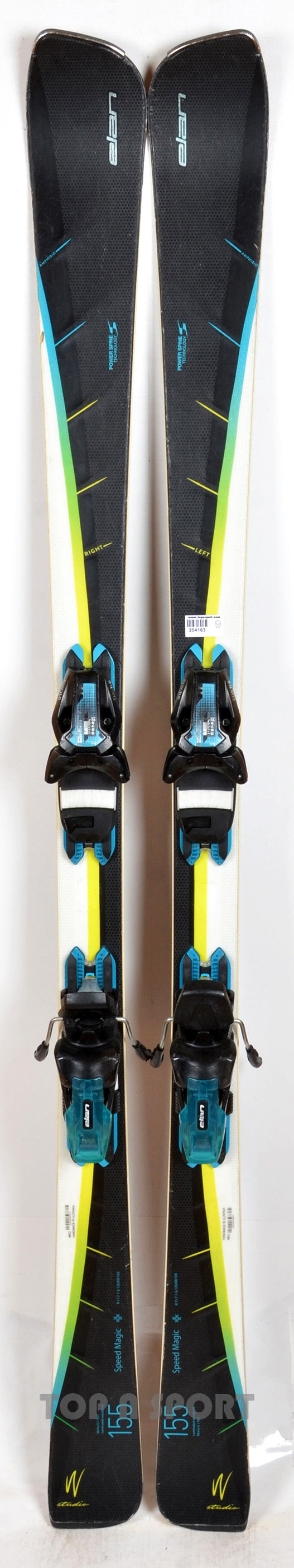 Elan SPEED MAGIC FUSION black/white - skis d'occasion Femme