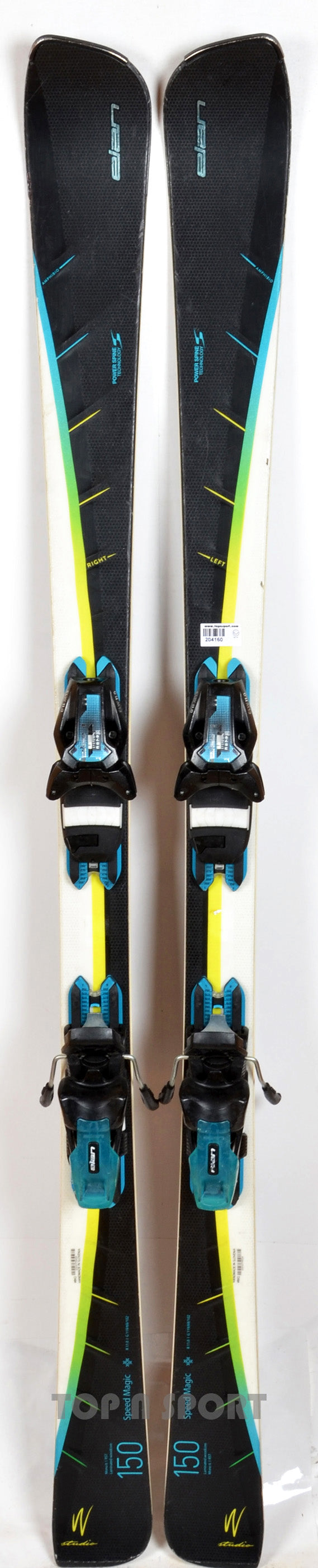 Elan SPEED MAGIC FUSION black/white - skis d'occasion Femme