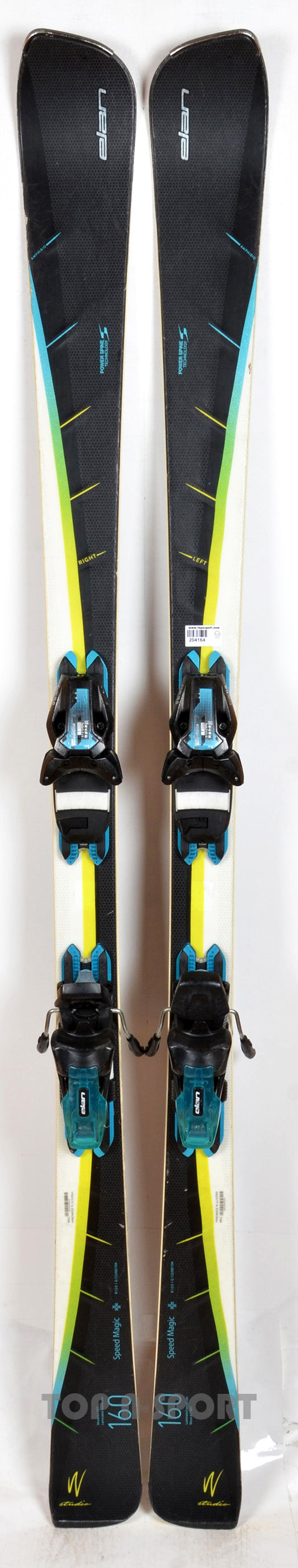 Elan SPEED MAGIC FUSION black/white - skis d'occasion Femme