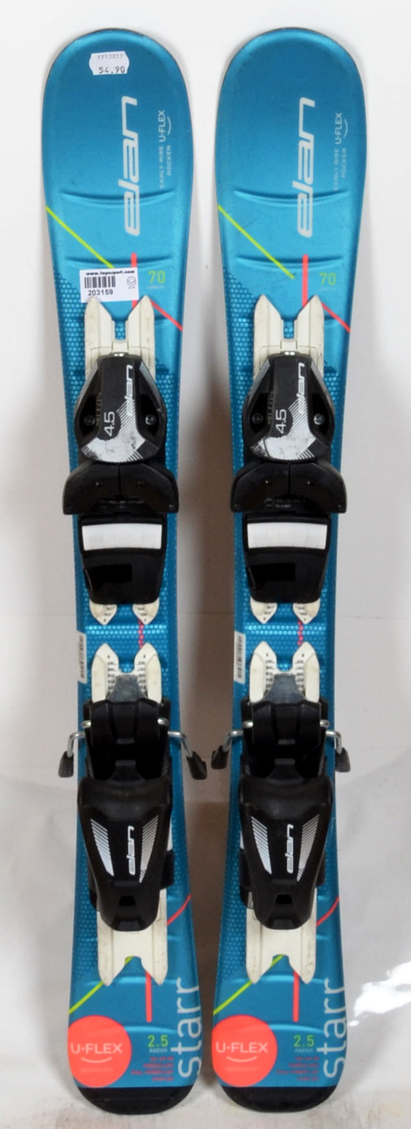 Elan STARR QT blue - skis d'occasion Junior