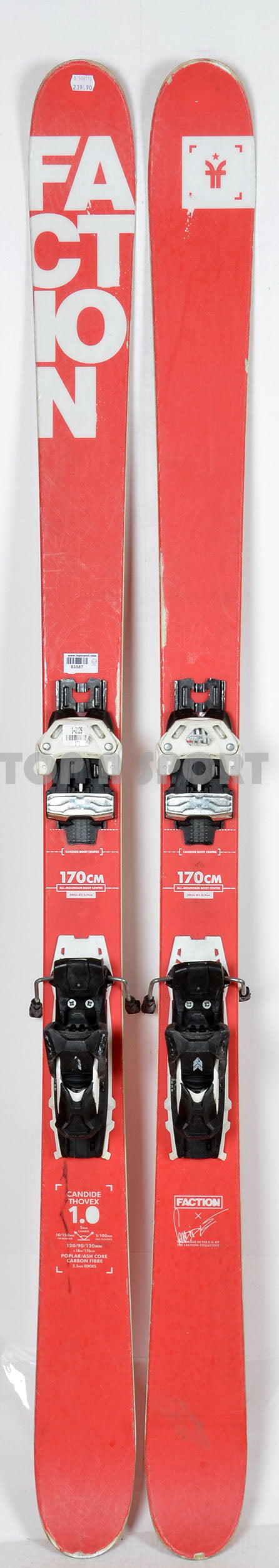 Faction CANDIDE 1.0 - skis d'occasion