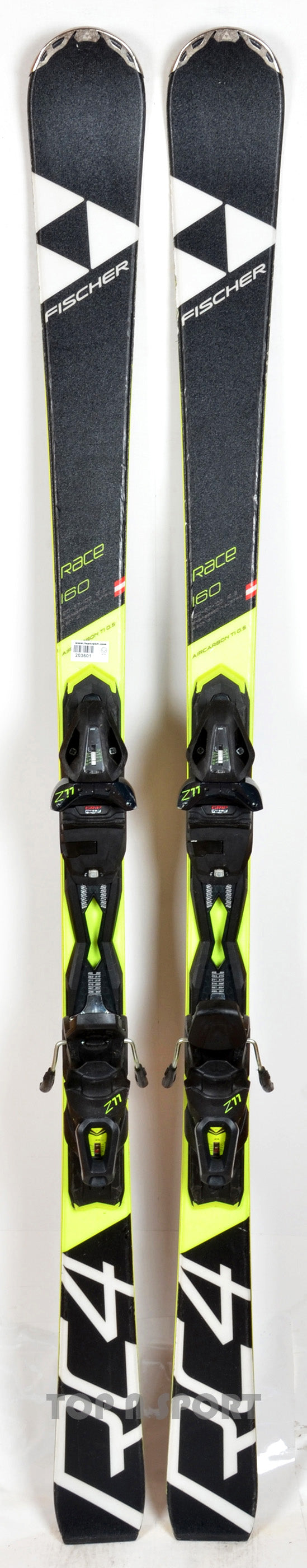 Fischer RC4 RACE AIR CARBON black - skis d'occasion