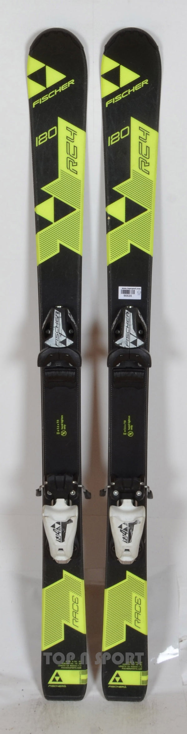 Fischer RC4 RACE Junior black - skis d'occasion Junior