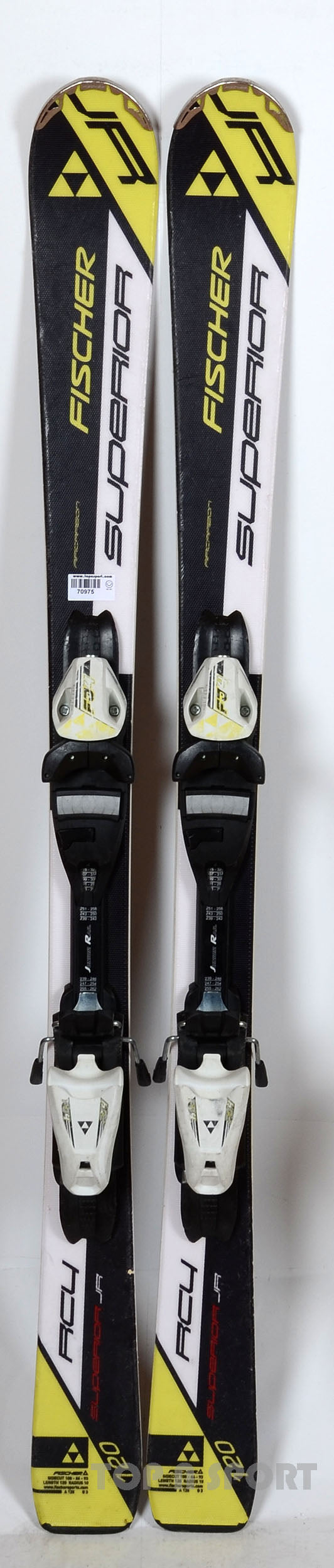 Fischer RC4 SUPERIOR JR - skis d'occasion Junior