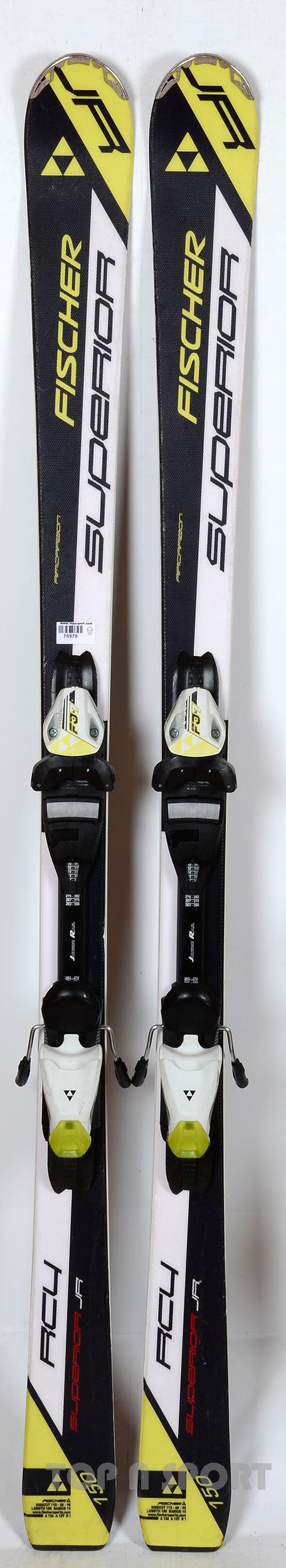 Fischer RC4 SUPERIOR JR - skis d'occasion Junior