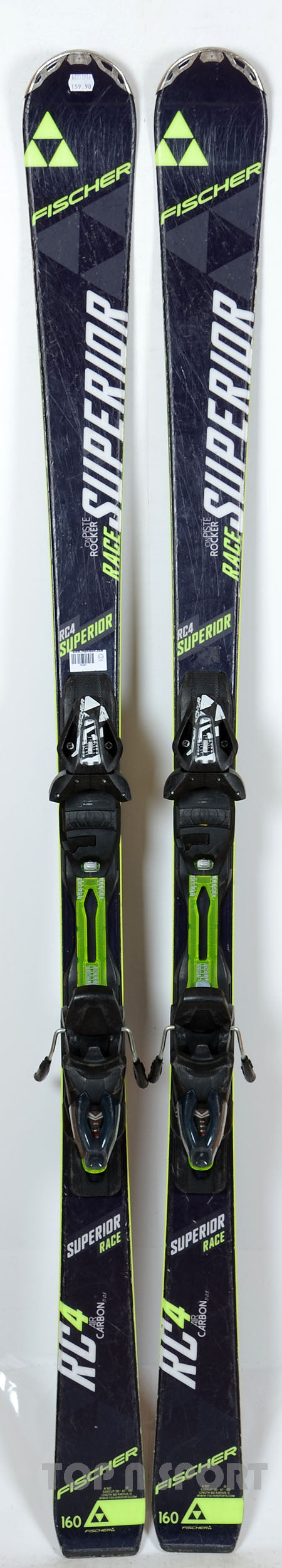 Fischer RC4 SUPERIOR RACE - skis d'occasion Junior