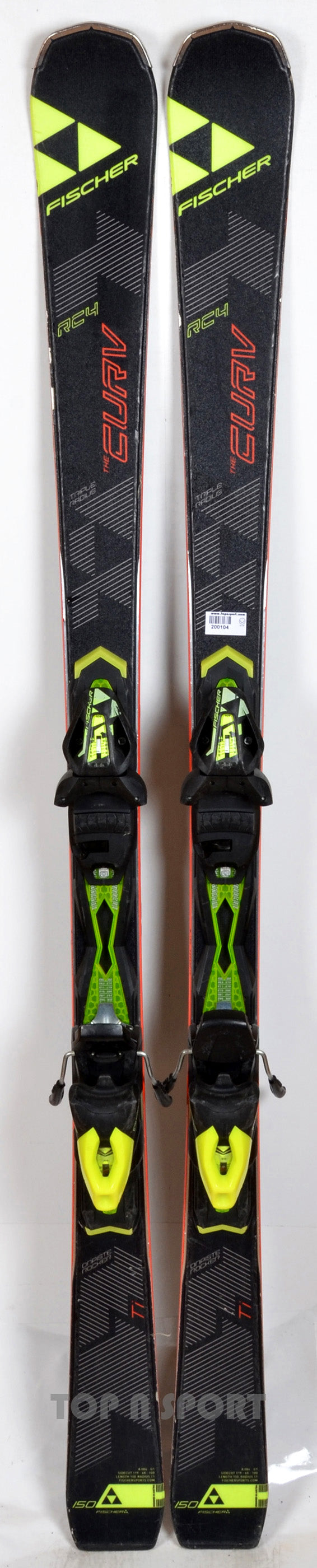 Fischer RC4 THE CURV Ti Blk - skis d'occasion