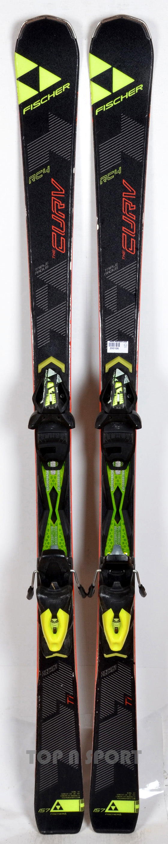 Fischer RC4 THE CURV Ti Blk - skis d'occasion