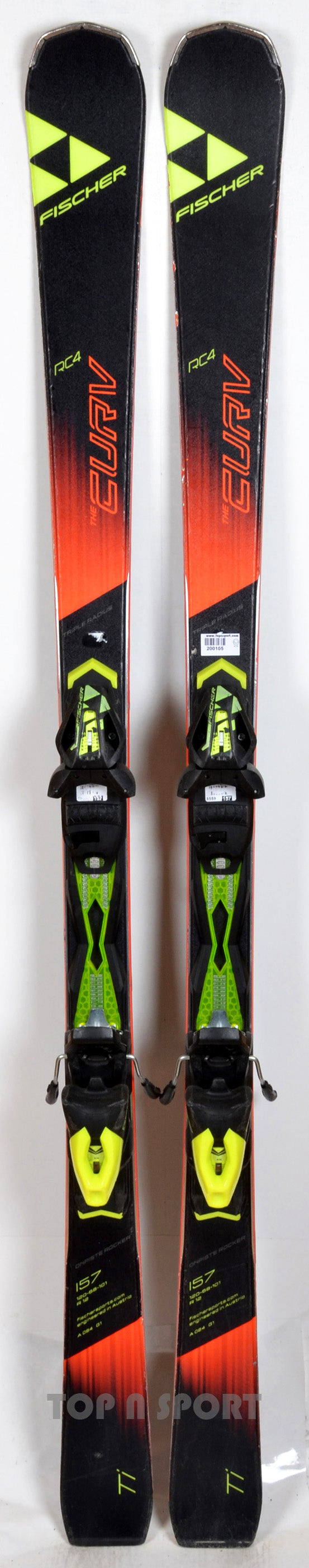Fischer RC4 THE CURV TI - skis d'occasion