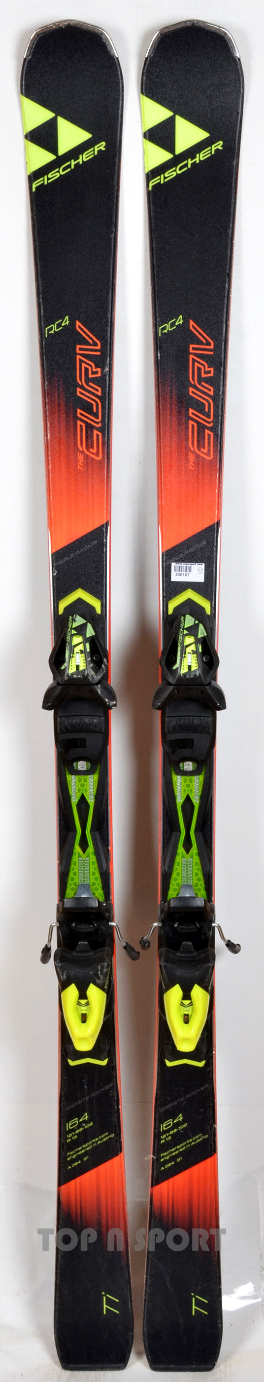 Fischer RC4 THE CURV TI - skis d'occasion