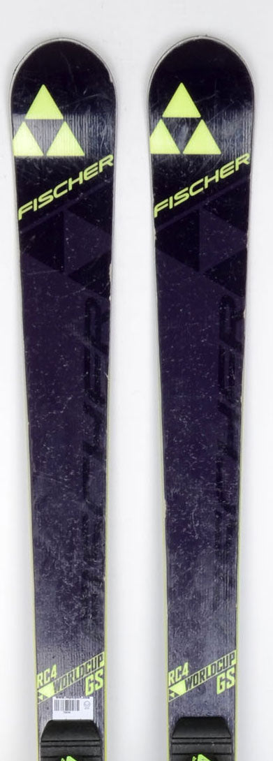 Fischer RC4 Worldcup GS JR Blk - skis d'occasion Junior