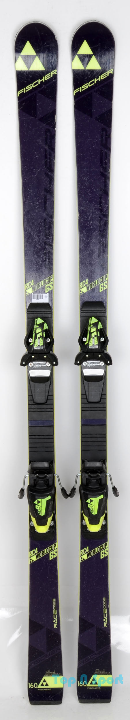 Fischer RC4 Worldcup GS JR Blk - skis d'occasion Junior