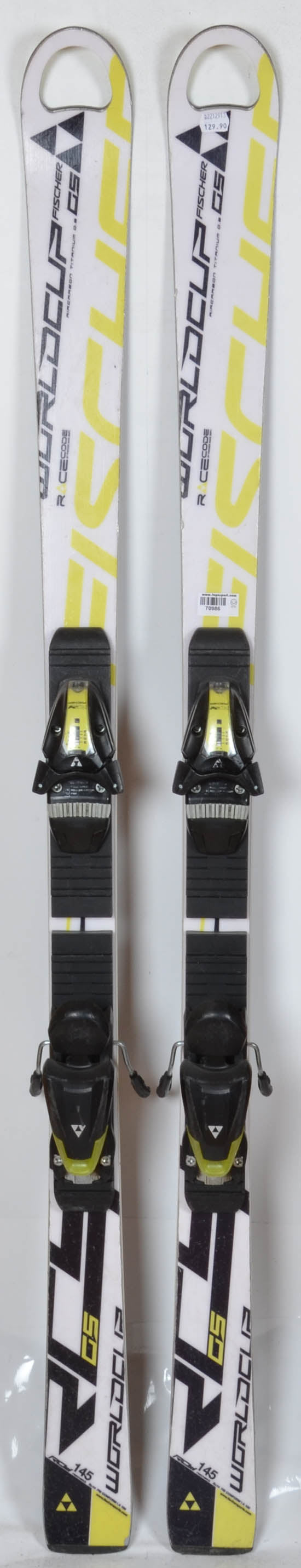 Fischer RC4 Worldcup GS JR Fis norm - skis d'occasion Junior