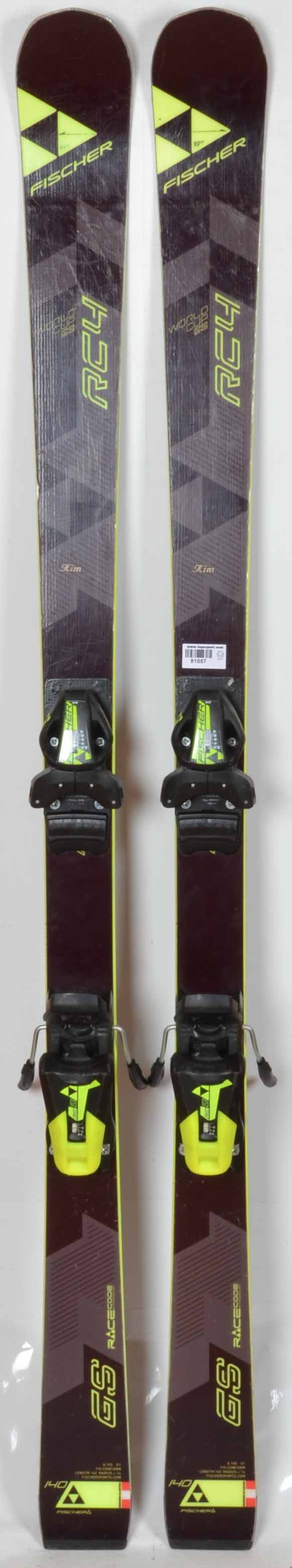 Fischer RC4 Worldcup GS JR FIS - skis d'occasion Junior