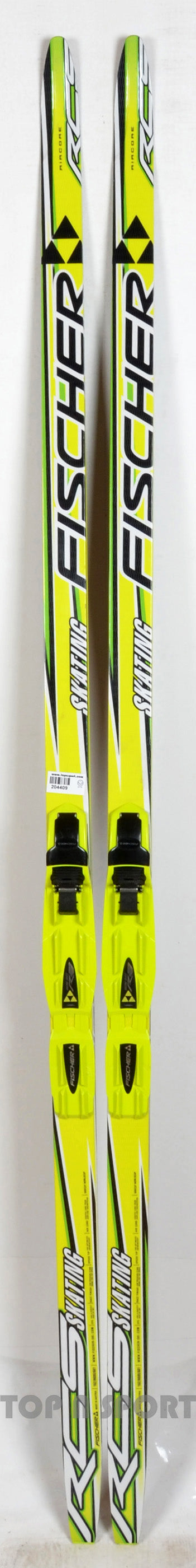 Fischer RCS SKATING JR yellow - skis de fond d'occasion Skating Junior