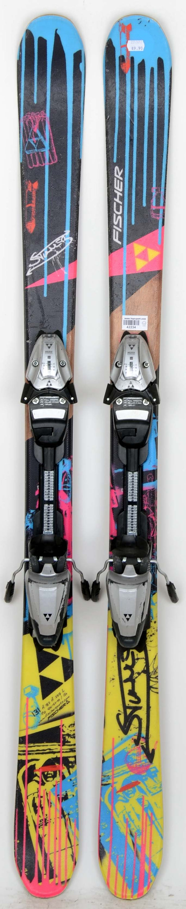 Fischer STUNNER Black - skis d'occasion Junior