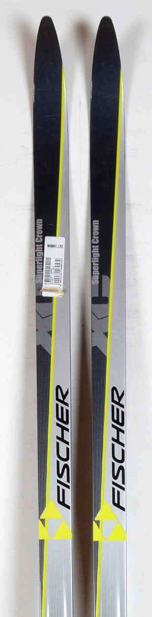 Fischer SUPERLIGHT CROWN XC + Fix SNS - pack skis de fond neuf Classique