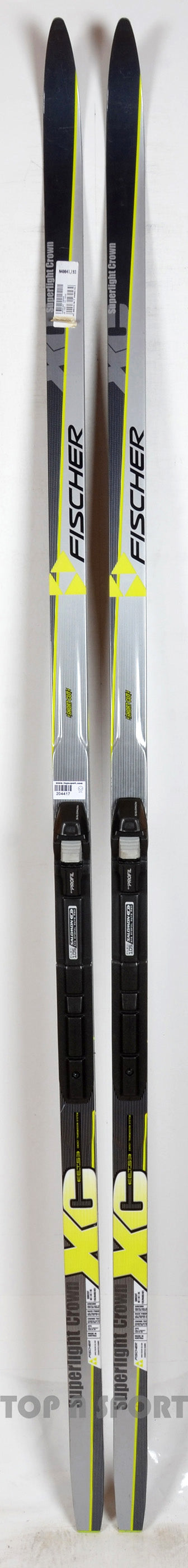 Fischer SUPERLIGHT CROWN XC + Fix SNS - pack skis de fond neuf Classique