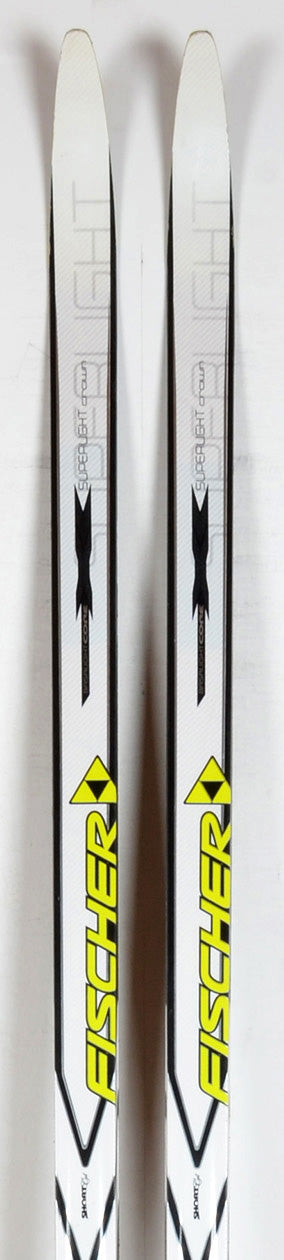 Fischer SUPERLIGHT CROWN XX + Fix NNN - skis de fond d'occasion Classique
