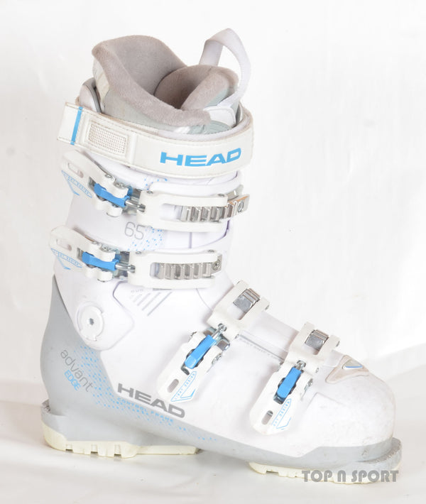 Head ADVANT EDGE 65 W white - chaussures de ski d'occasion Femme