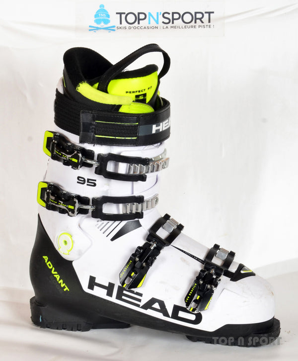 Head ADVANT EDGE 95 white black - chaussures de ski d'occasion