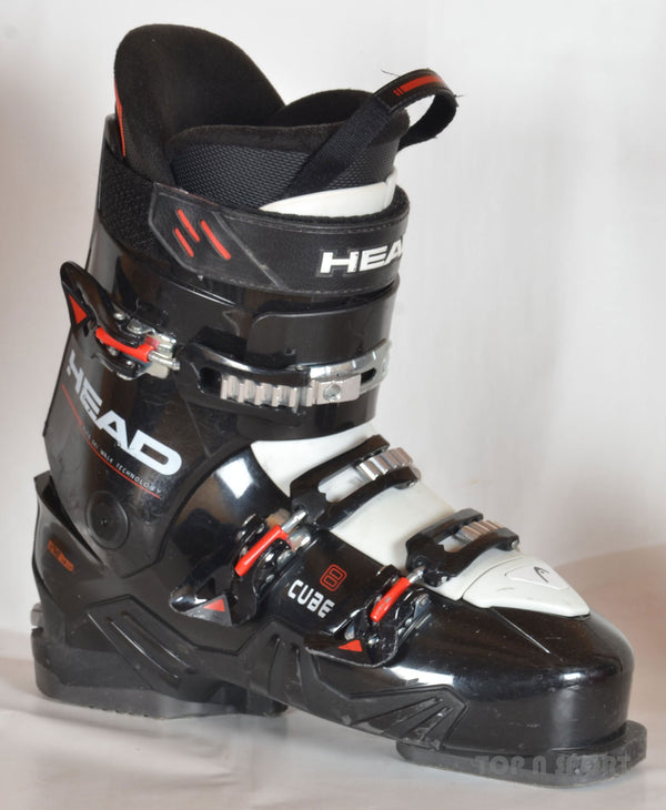 Head CUBE 3 8 black/red - chaussures de ski d'occasion