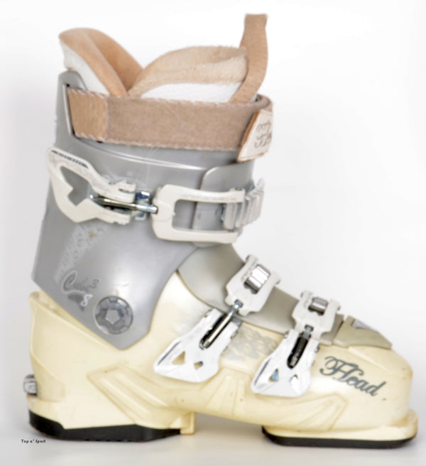Head CUBE 3 8 W Grey - chaussures de ski d'occasion  Femme