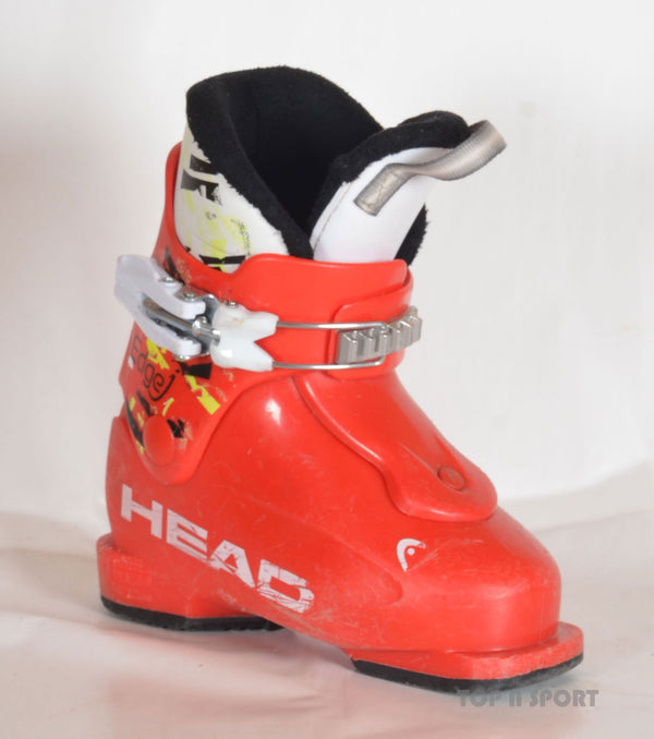 Head EDGE J1 red/yellow - chaussures de ski d'occasion  Junior
