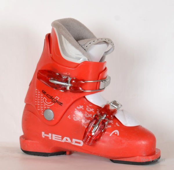Head EDGE J2 red - chaussures de ski d'occasion  Junior