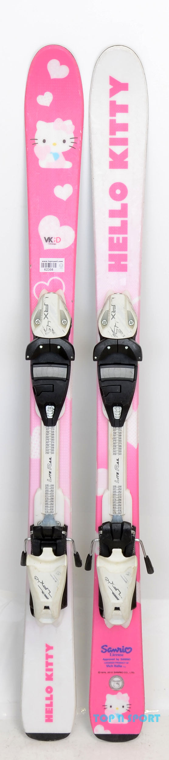 Head HELLO KITTY white/pink - Skis d'occasion Junior
