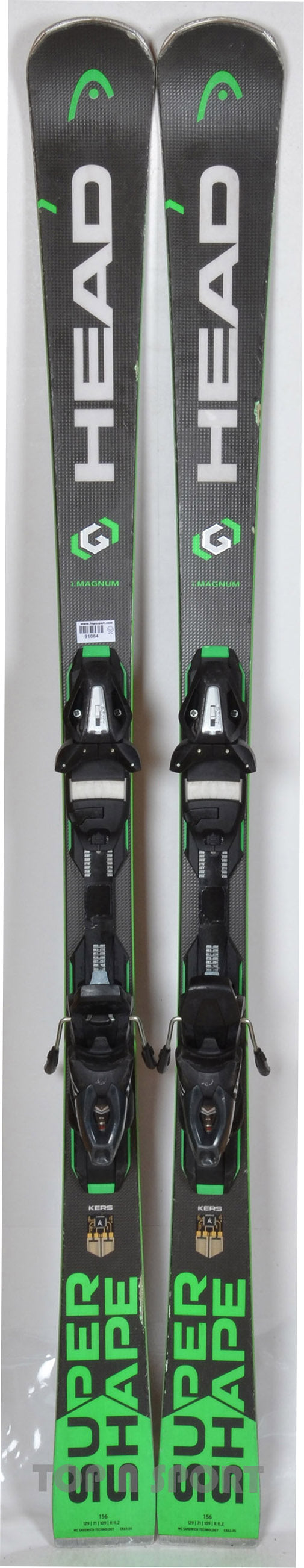 Head i-SUPERSHAPE MAGNUM 2018 - skis d'occasion