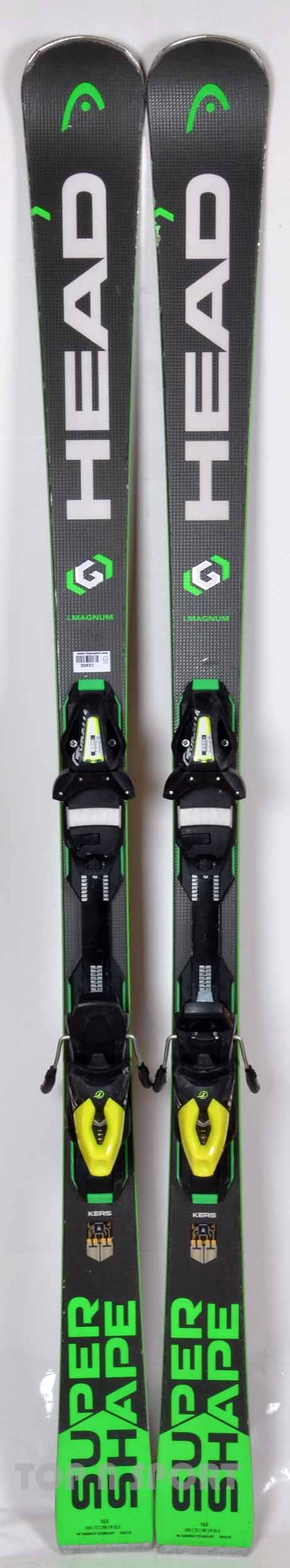 Head i-SUPERSHAPE MAGNUM 2018 - skis d'occasion