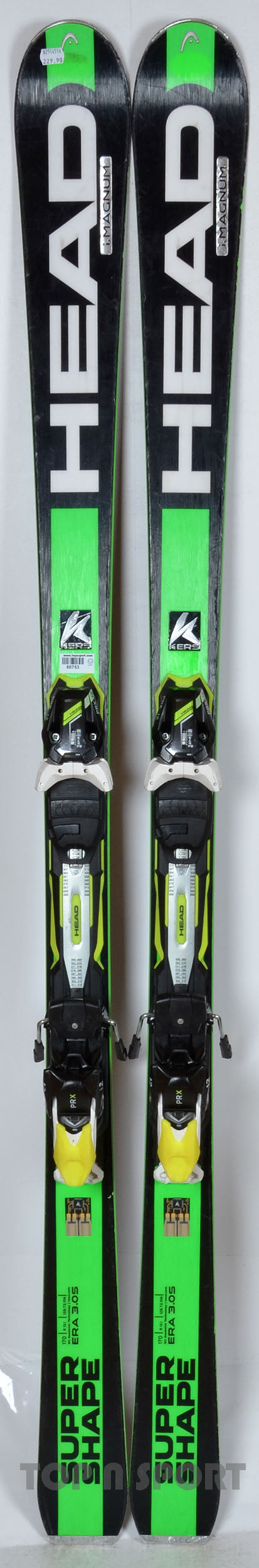 Head i-SUPERSHAPE MAGNUM KERS 16 - skis d'occasion