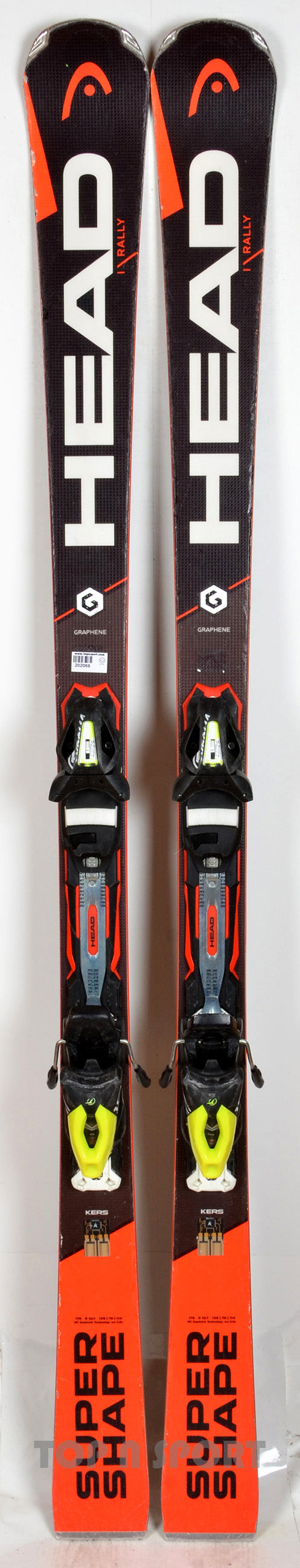 Head i.SUPERSHAPE RALLY black - skis d'occasion