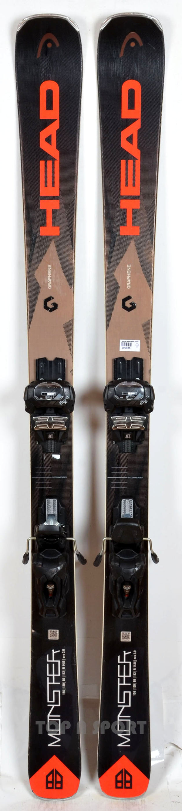 Head MONSTER 88 full black - skis d'occasion