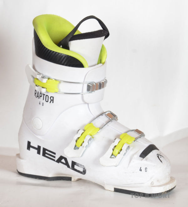 Head RAPTOR 40 white - chaussures de ski d'occasion  Junior