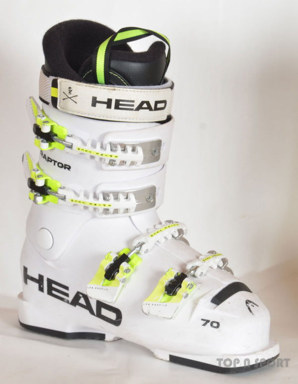 Head RAPTOR 70 white - chaussures de ski d'occasion  Junior