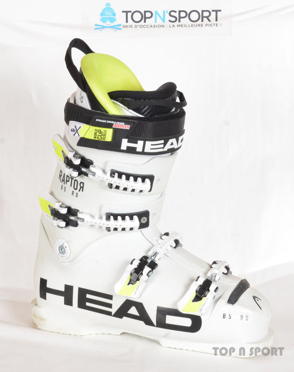 Head RAPTOR B5 RD white - chaussures de ski d'occasion Junior