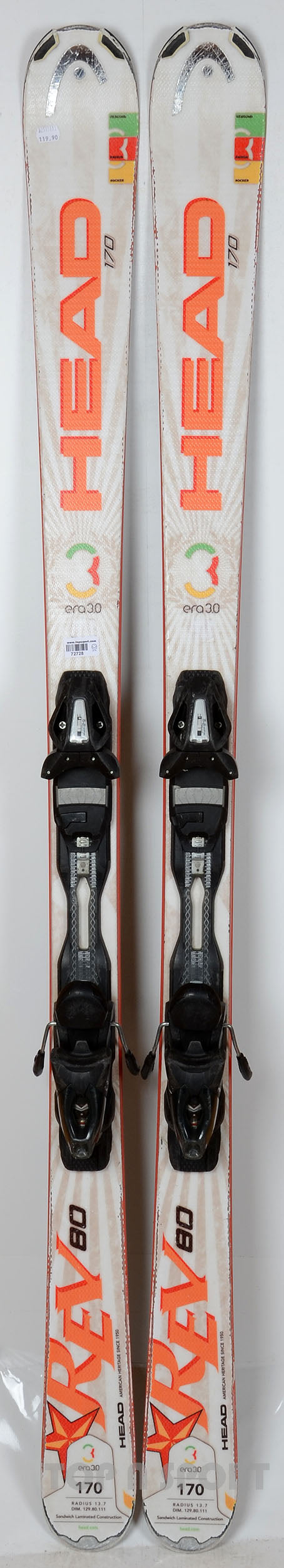 Head REV 80  - skis d'occasion