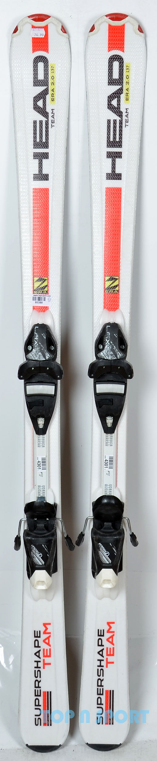 Head SUPER SHAPE TEAM LR - skis d'occasion Junior