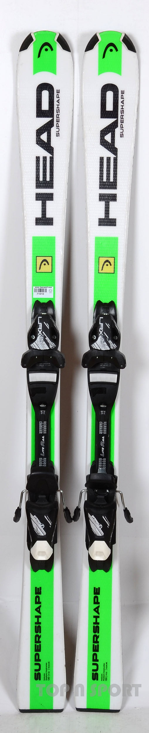 Head SUPERSHAPE LR green - skis d'occasion Junior
