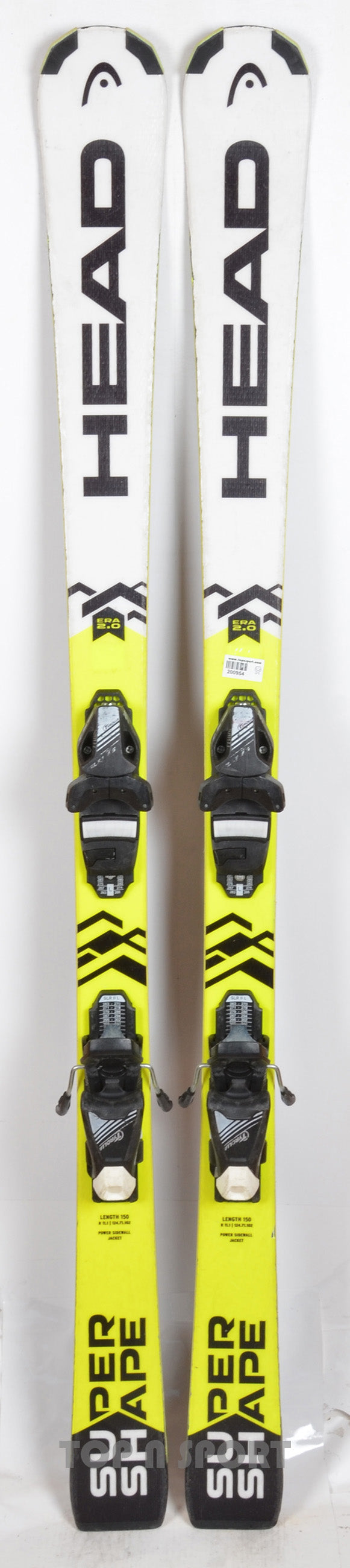 Head SUPERSHAPE SLR 2 JR - skis d'occasion Junior
