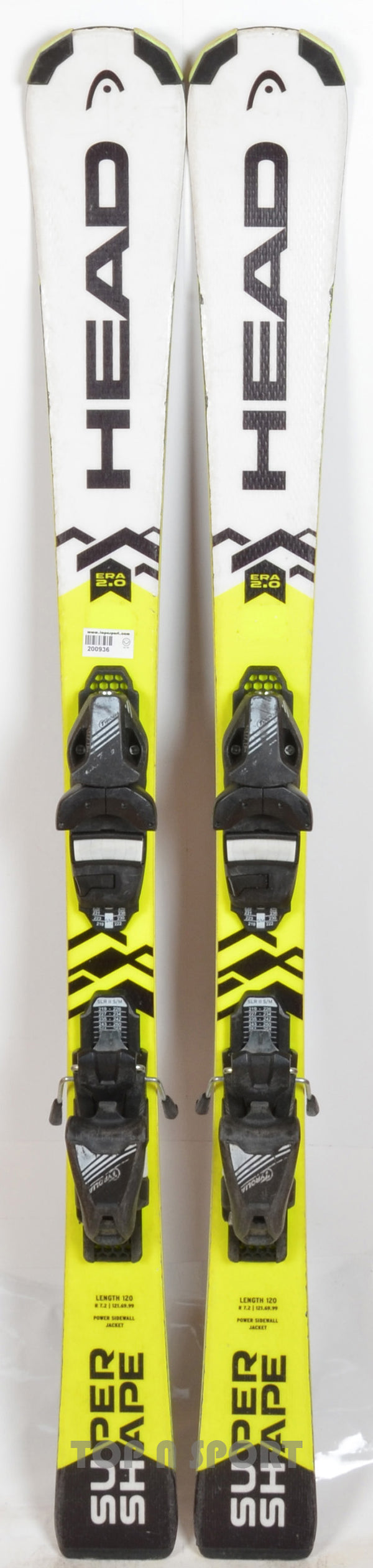 Head SUPERSHAPE SLR 2 JR - skis d'occasion Junior