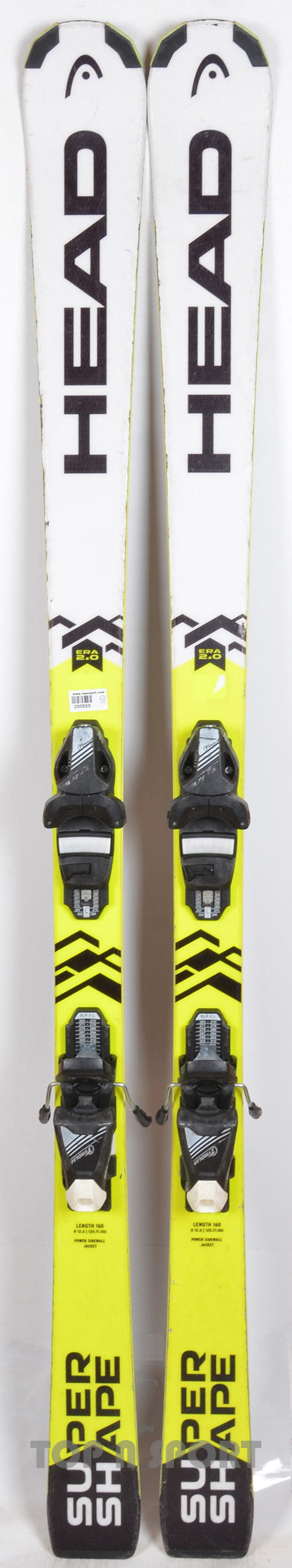 Head SUPERSHAPE SLR 2 JR - skis d'occasion Junior