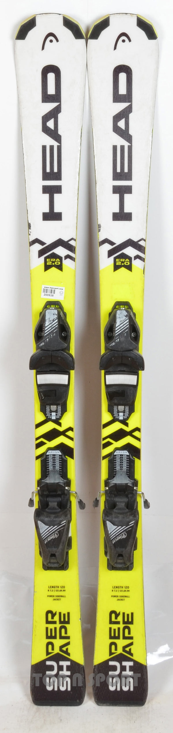 Head SUPERSHAPE SLR 2 JR - skis d'occasion Junior