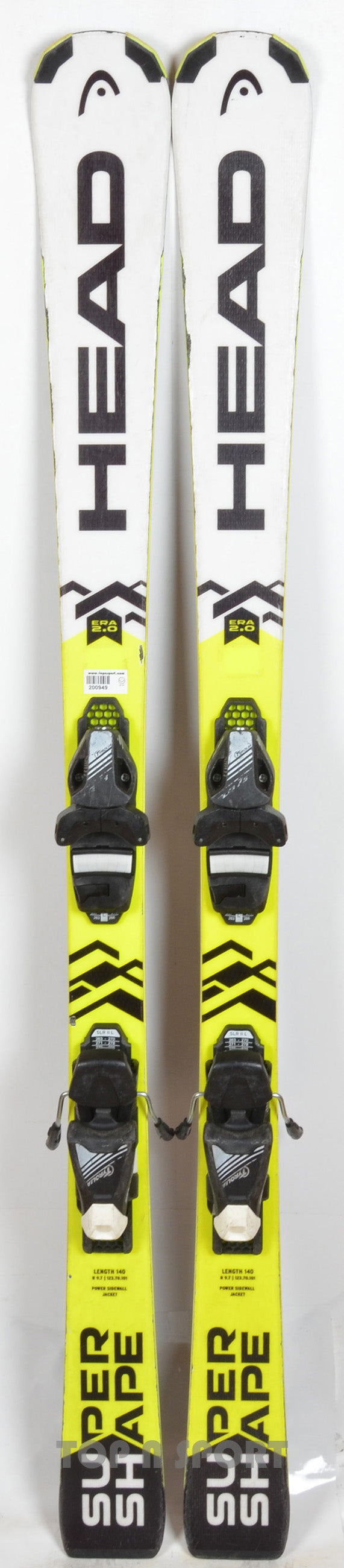 Head SUPERSHAPE SLR 2 JR - skis d'occasion Junior