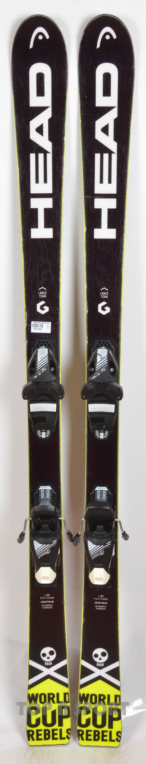 Head WC iRace Team black - skis d'occasion Junior